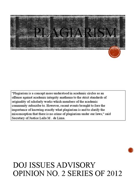 plagiarism in the philippines cases|When is plagiarism punishable by law—a lawyer tells us .